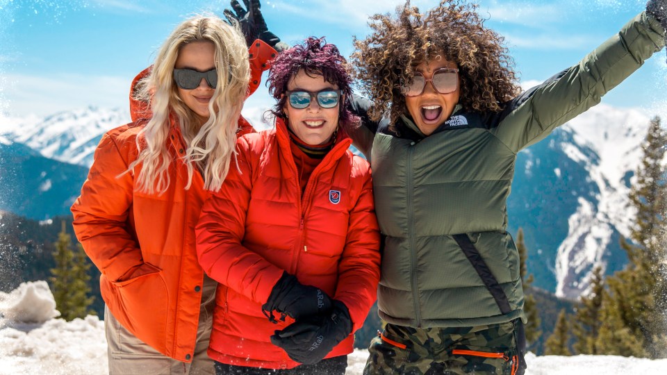 Ruby Wax, Mel B and Emily Atack arrived in Aspen for the second episode of BBC2’s Trailblazers travelogue