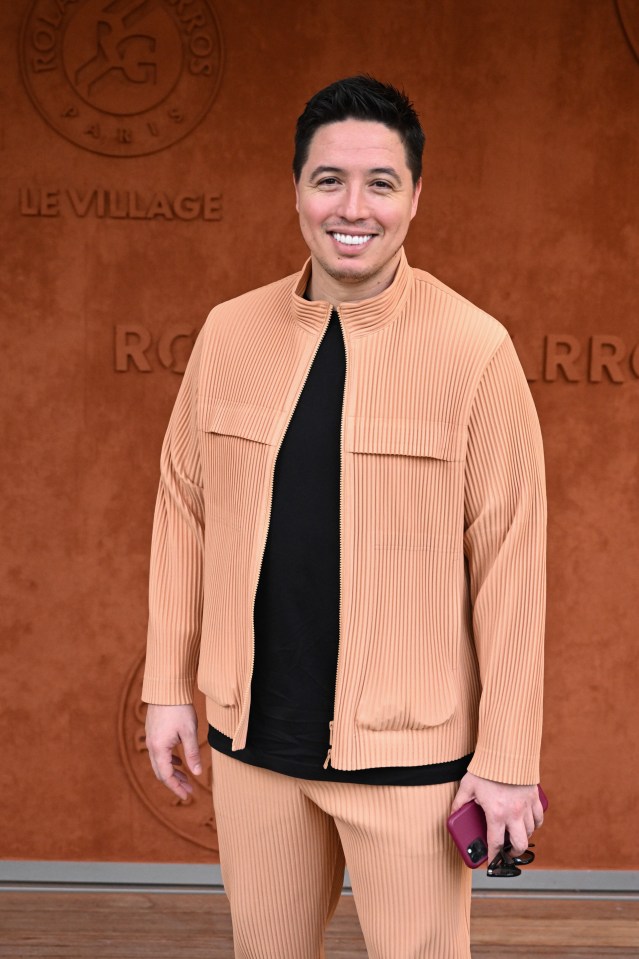 Samir Nasri at the French Open.