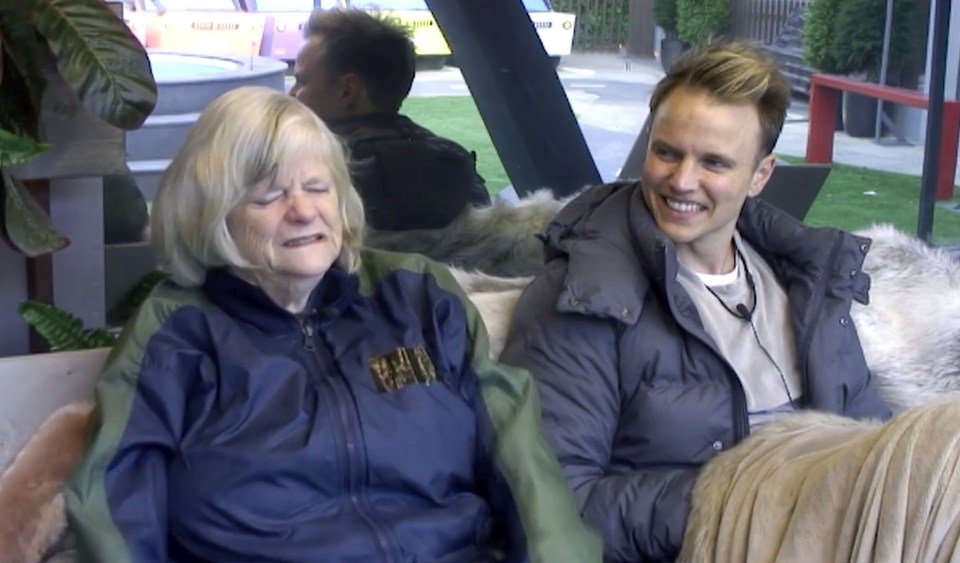 Ann Widdecombe and Courtney Act on Celebrity Big Brother.