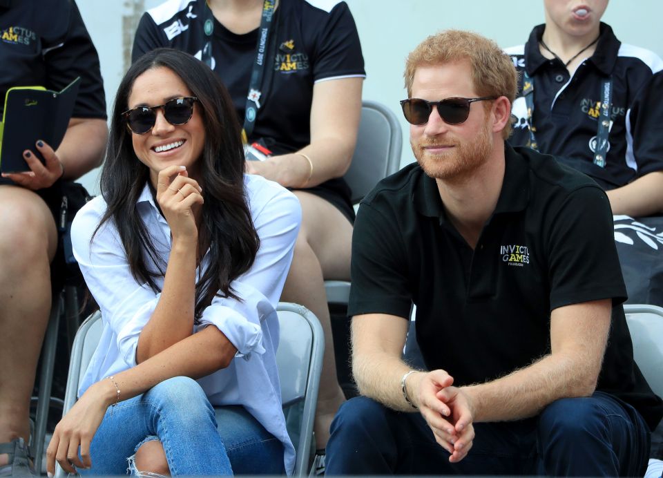 Prince Harry and Meghan Markle at the Invictus Games.