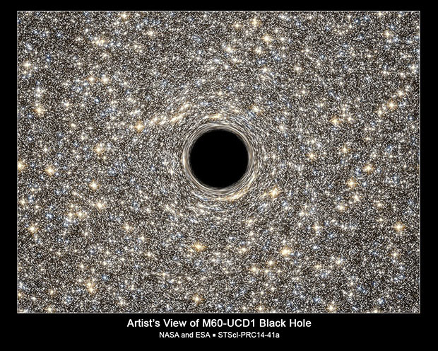Artists impression of Black Hole