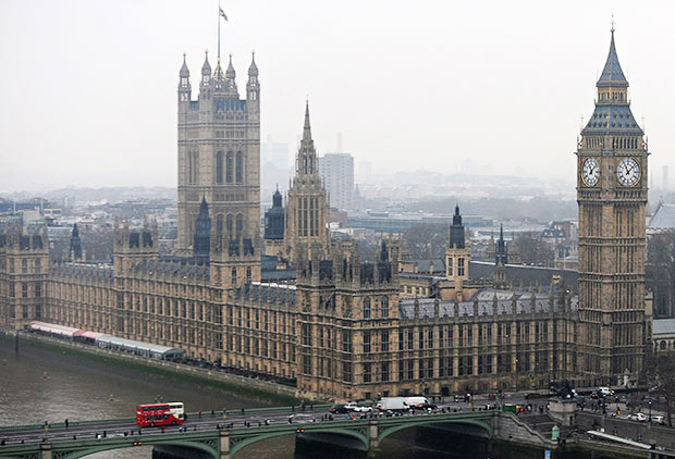 Houses of Parliament from the London Eye
