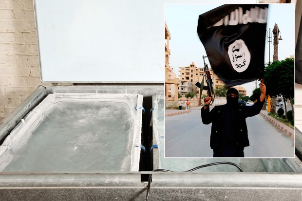 Monsters...ISIS leaders froze 45 of their own fighters to death for deserting