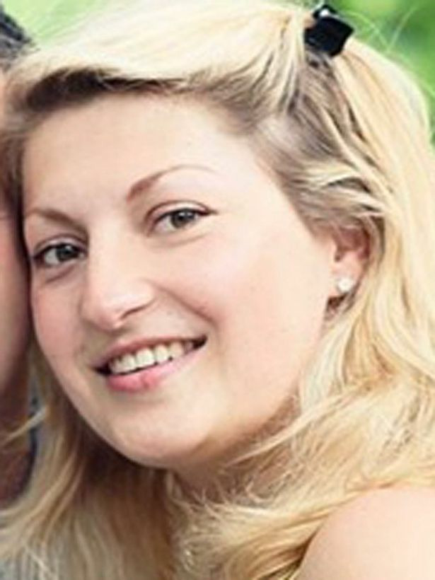 John Leathem's wife Katya, right, has left the flat where she lived with her baby