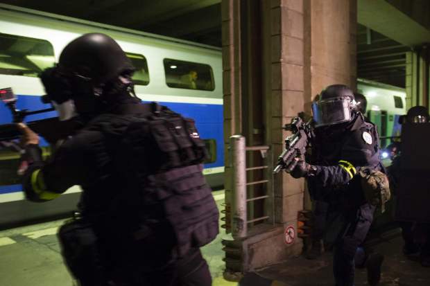 150 members of France's elite security units participated in the simulated attack