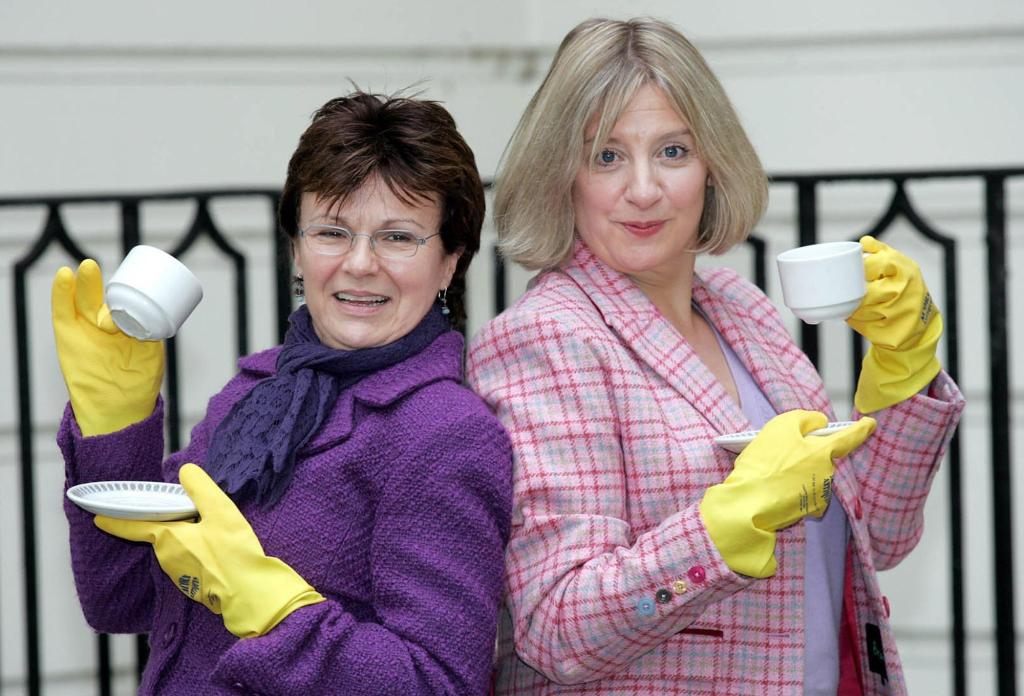 Wood pictured with her longterm collaborator Julie Walters in 2004