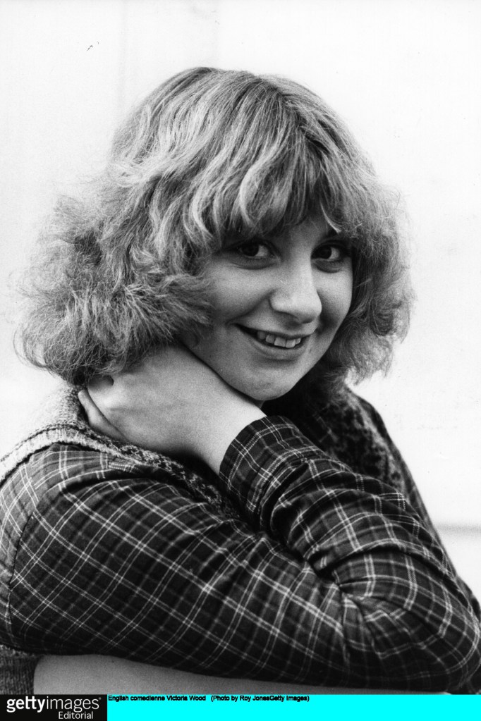 A young Victoria Wood during the 1970s when she shot to fame after winning the TV talent contest "New Faces."