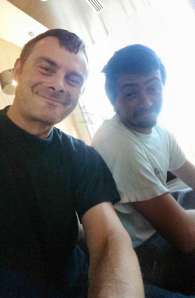 The two Brits were jailed after leaving the frontline to come home and held for more than a week in a prison
