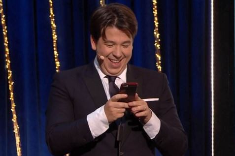 Show of applause ... comedian on his new prime-time venture Michael McIntyre's Big Show