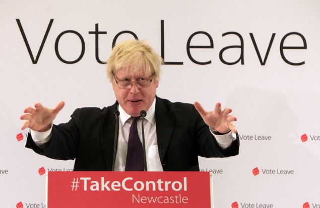 Taking control ... Boris Johnson and the rest of Leave side are aching to get our country back