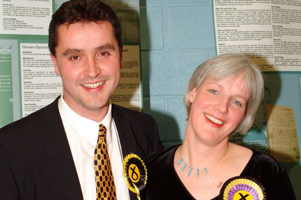 Trouble and strife . . .MacNeil and wife Jane