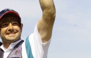 Australian target shooter and six-time Olympian Michael Diamond was arrested after being stopped by police