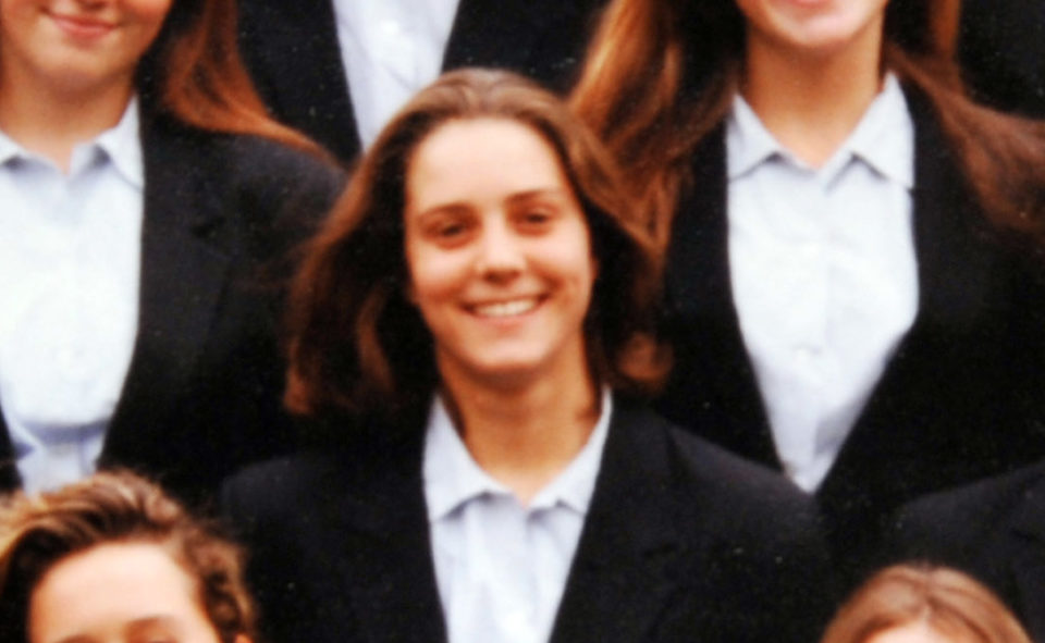 Kate Middleton at school