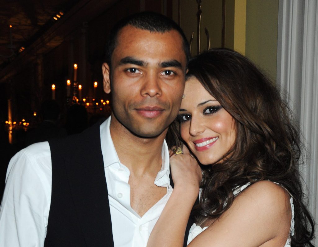 Ashley with the former Mrs Cole