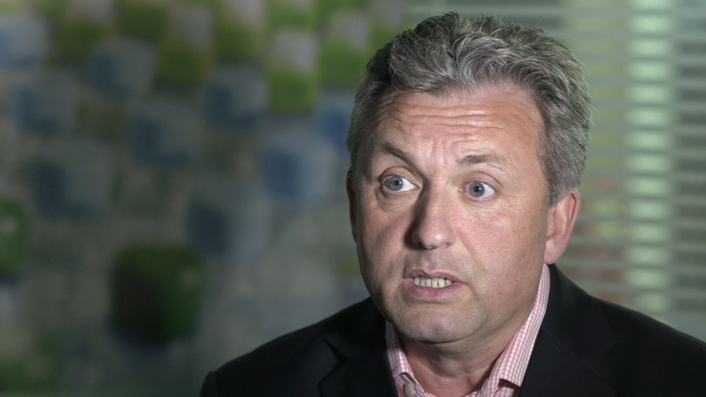 Diet drinks ... Gavin Partington, of the British Soft Drinks Association, highlights falling sugar levels in soft drinks