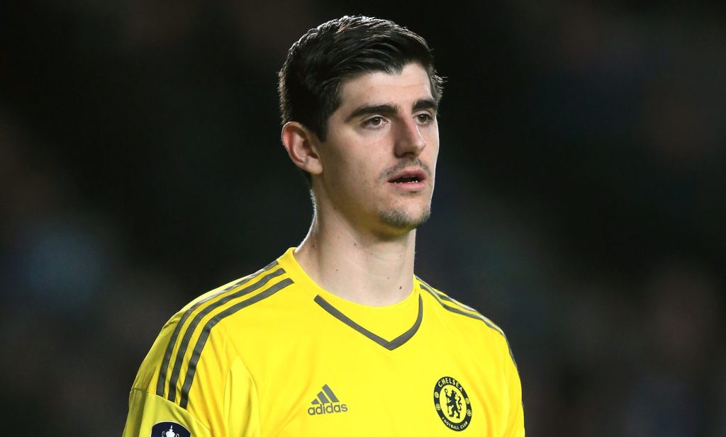 Chelsea shot-stopper Thibaut Courtois turned scorer