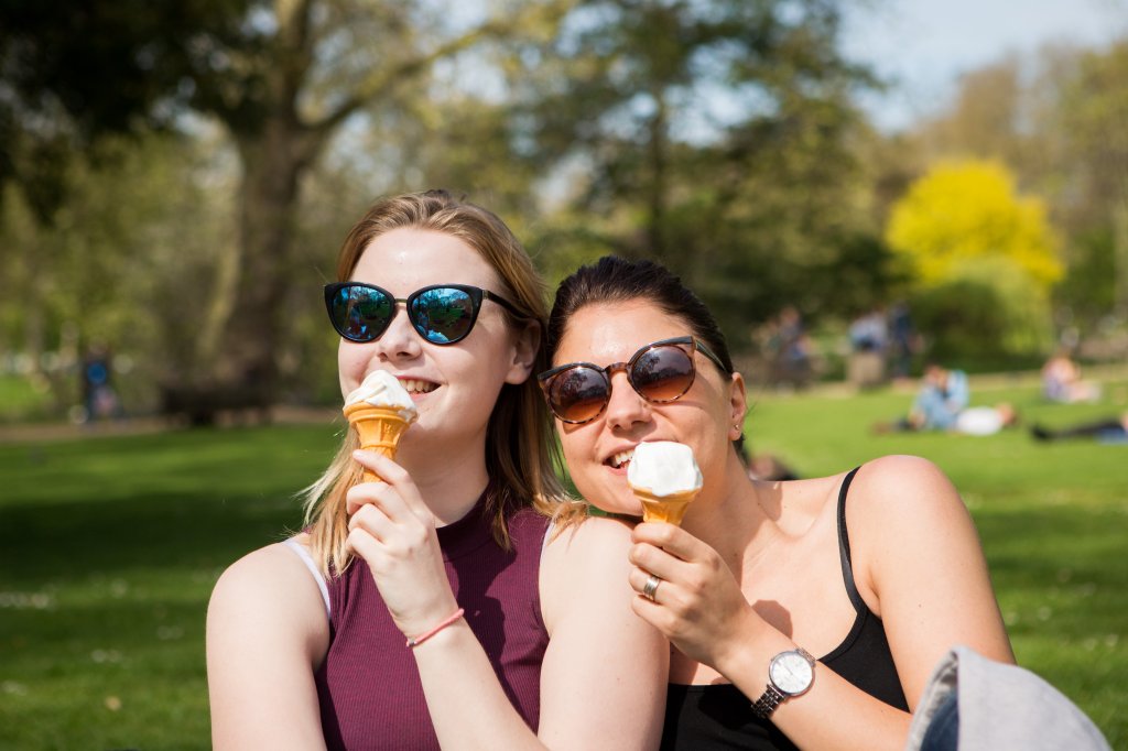 Sunday is predicted to be the hottest day, although Saturday will be almost as warm