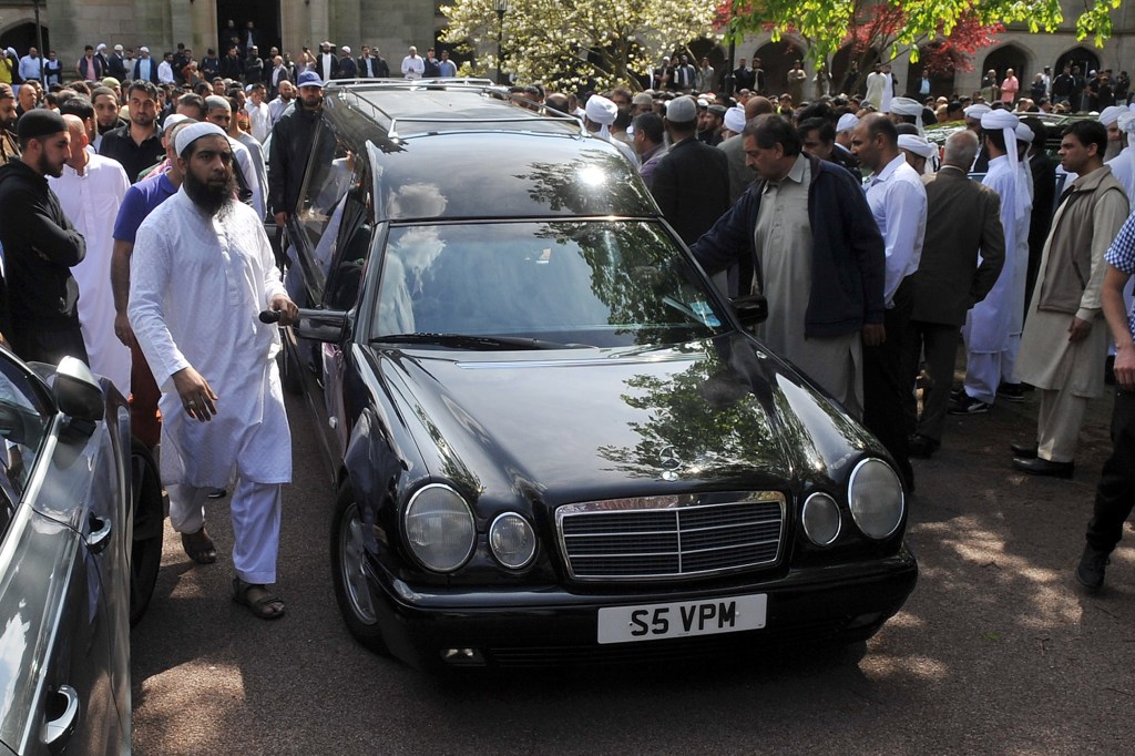 Due to the vast number of people, the funeral had to be split between the mosque and the heritage centre
