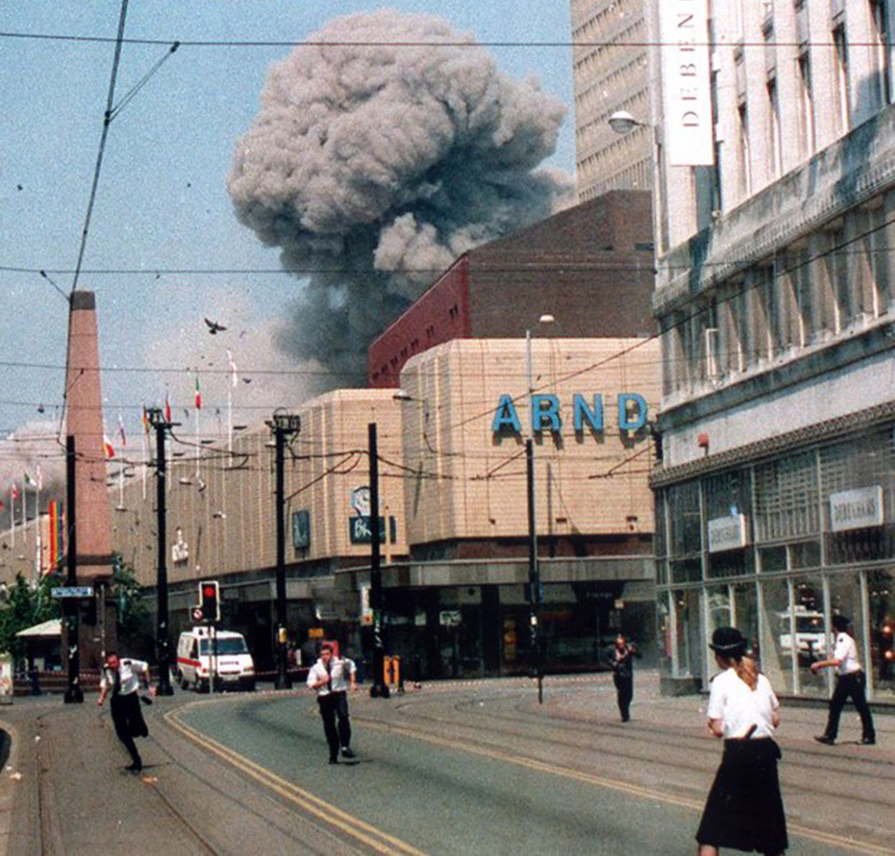 The attacks on the Arndale centre in Manchester in 1996 injured 212 people