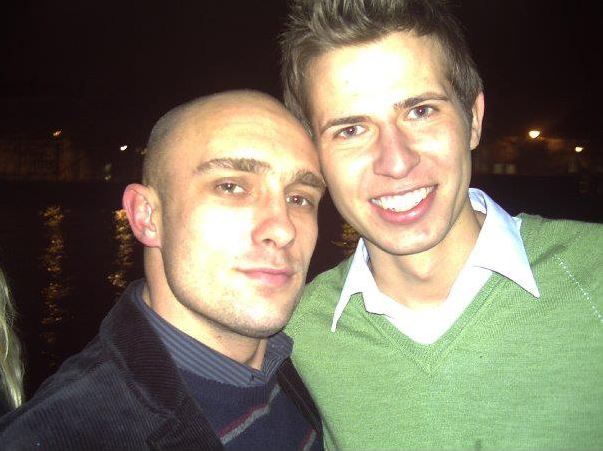 Matthew (left) pictured before he went missing after battle with drinks and drugs
