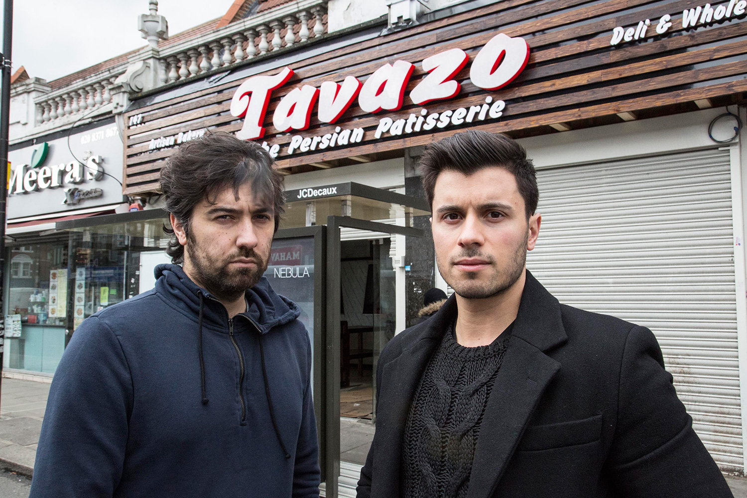 Owner brothers Shari Roberto and Mehram Armando said £50,000 worth of food and equipment has been ruined