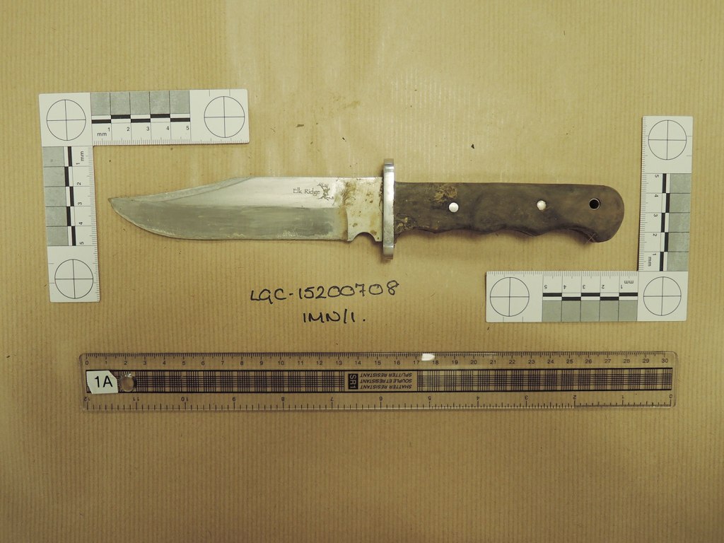 Cops found the murder weapon which was used to stab Darren Kelly six times