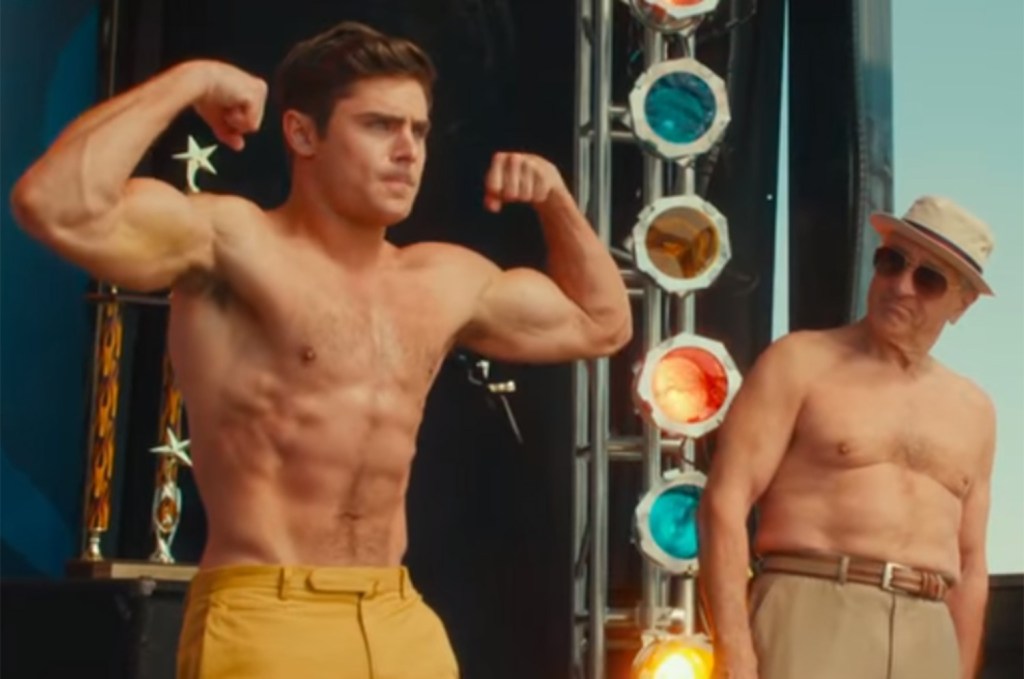 Zac revealed his abs in recent movie Bad Grandpa with Robert De Niro