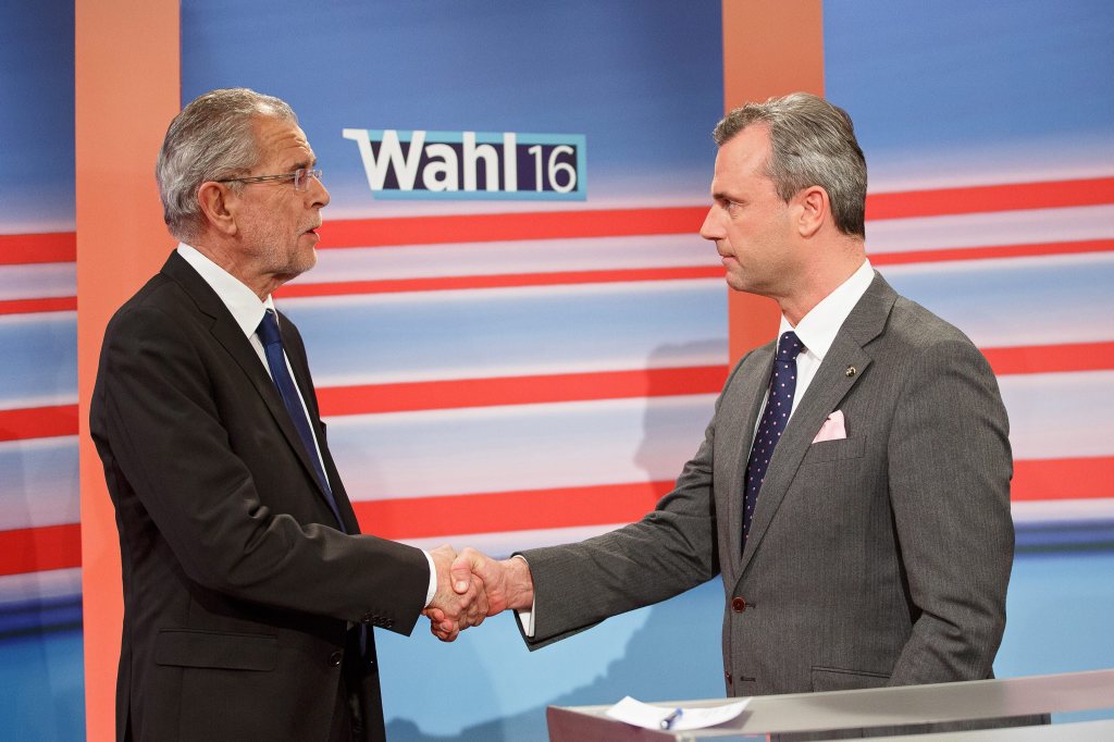 Alexander Van der Bellen and Norbert Hofer