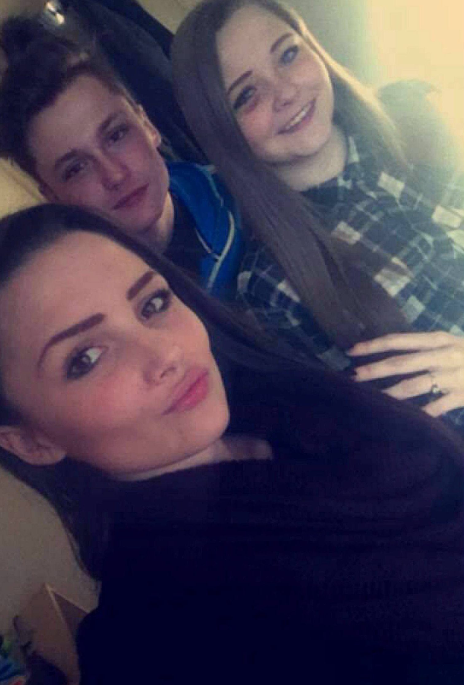  Carla Hodgson (left) Frazer Hodgson (centre) and Jade Hodgson (right) 