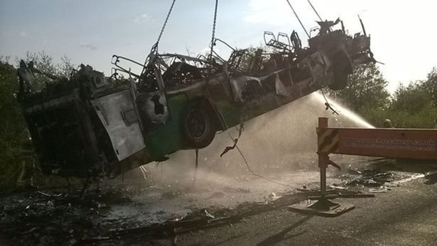 M6 coach fire