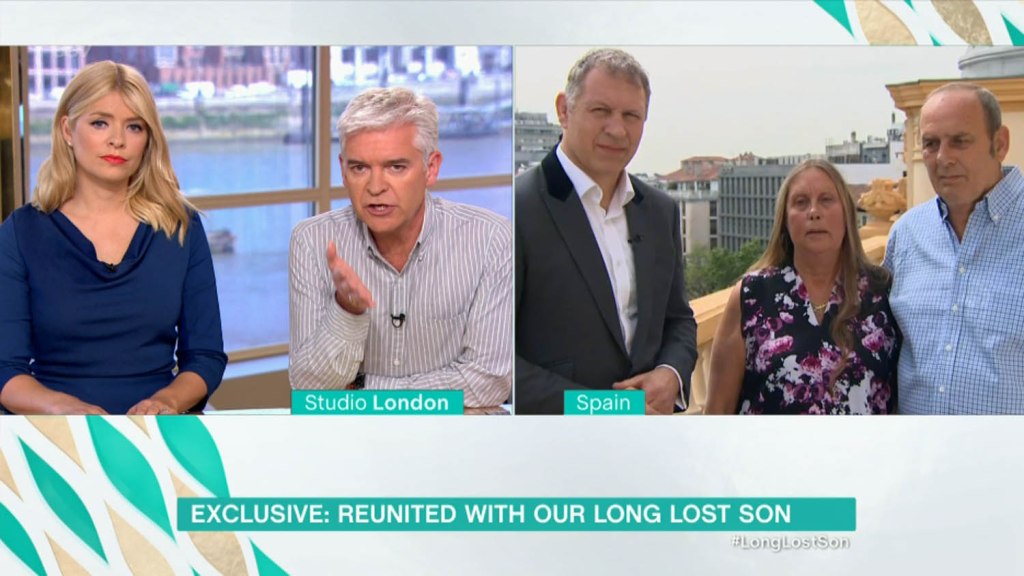 Parents of missing Matthew green speak to Holly Willoughby and Philip Schofiled on ITV's This Morning