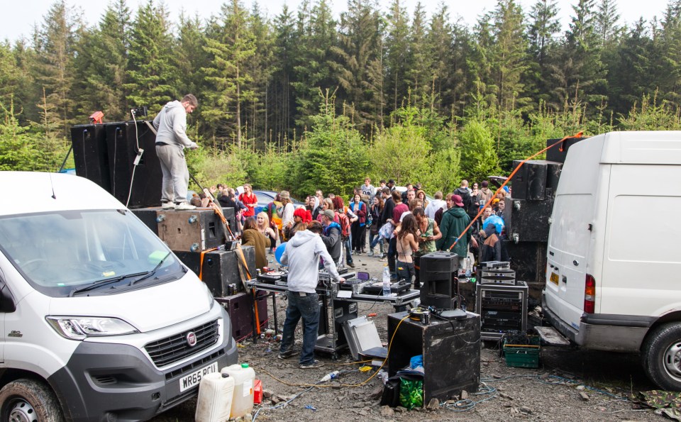 Party time...Nineties-style illegal raves feared to make a comeback all over the British countryside