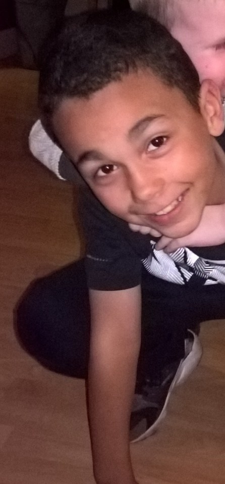 Reo aged 11 (pictured) and nine-year-old Lovelle have been missing from their homes in south Manchester since Monday evening
