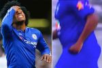 Willian played in a friendly for Brazil looking a lot bigger than usual