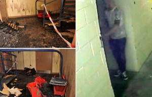 Shocking moment arsonist torched packed nightclub - before taking SELFIES with blaze