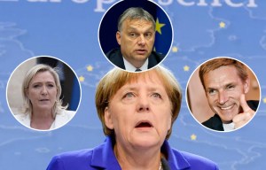 Calls for 34 separate EU referendums across Europe with Germany next as Marine Le Pen says 'politicians are afraid'