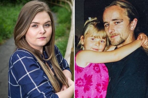 Zoe Kelly with her father darren Kelly