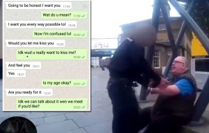 Vile sex predator captured on camera being caught by online paedo hunters