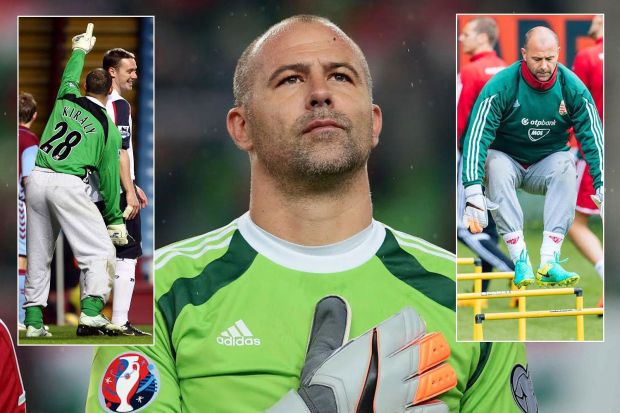 Gabor Kiraly is set to take Lothas Matthaus' record and become the oldest ever Euros player at 40