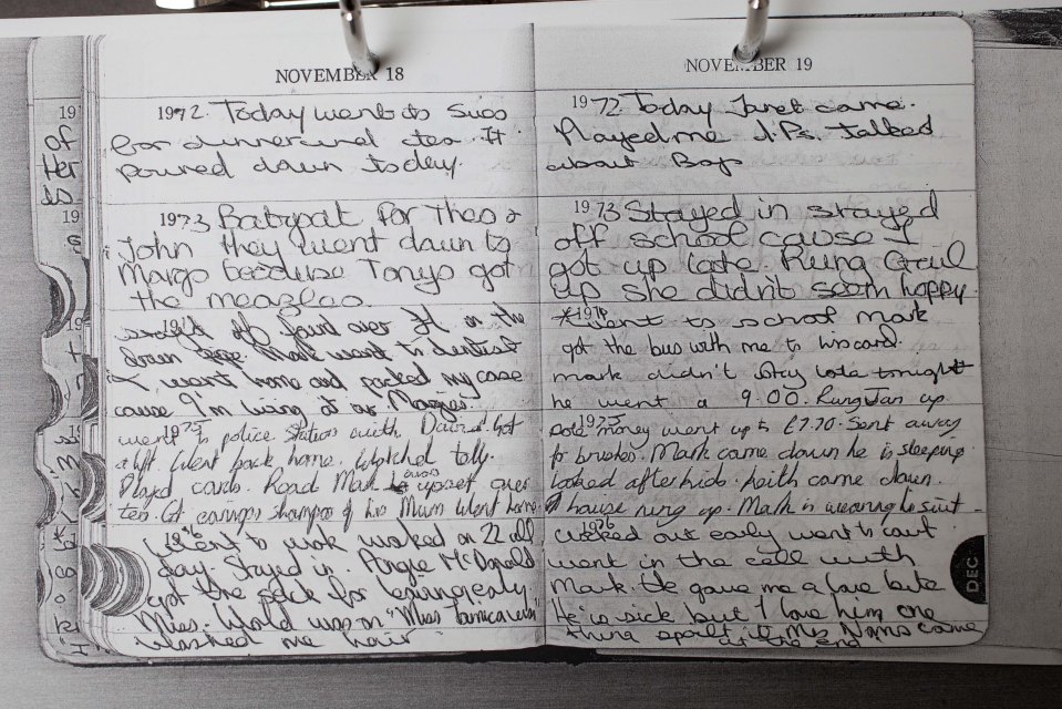 Paula Gilfoyle diary