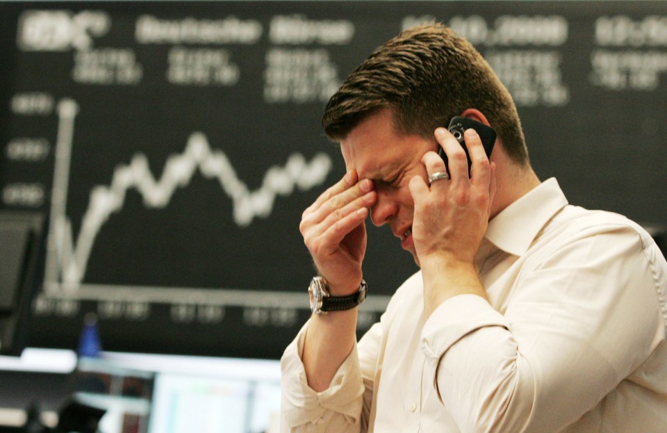 German stock trader
