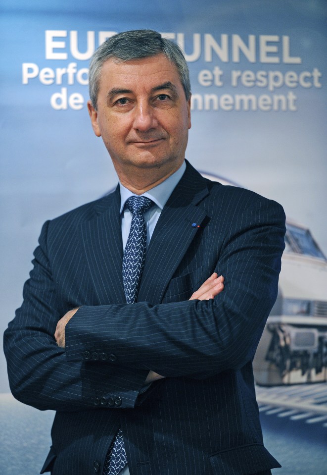 Jacques Gounon, chief executive officer of Groupe Eurotunnel, warns of 'summer surge' in migrants to Britain