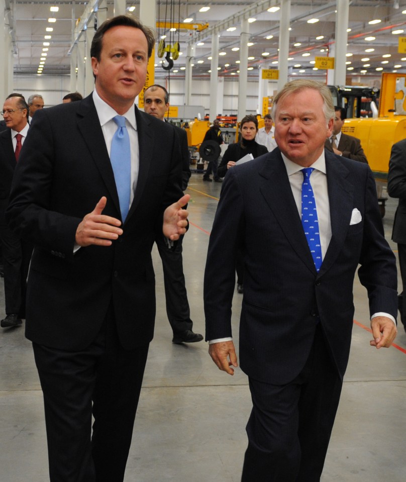 JCB Boss Lord Hamford said Britain had 'little to fear' from Britain leaving the EU