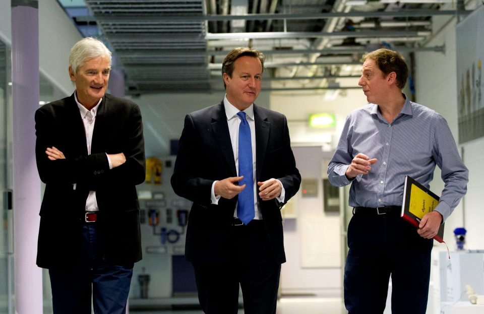 Prime Minister David Cameron Visits The Dyson Factory
