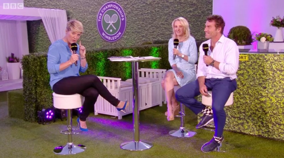 Wimbledon 2day with Clare Balding