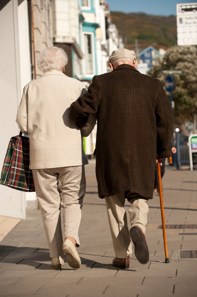 Elderly couple