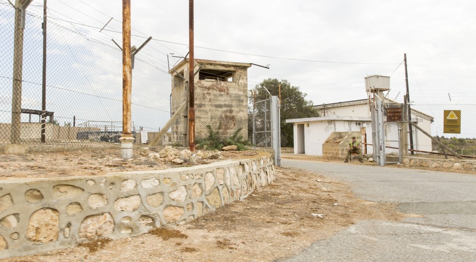 Migrant camp in Cyprus