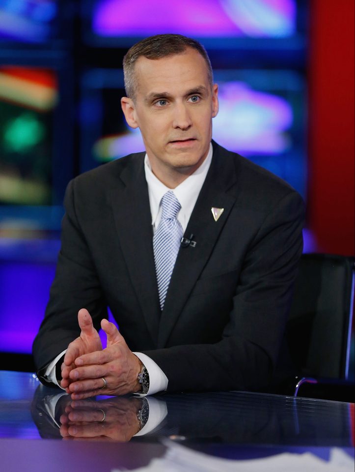 Lewandowski is known for his up-front manner and was once accused of “manhandling” a female reporter in Florida during the campaign