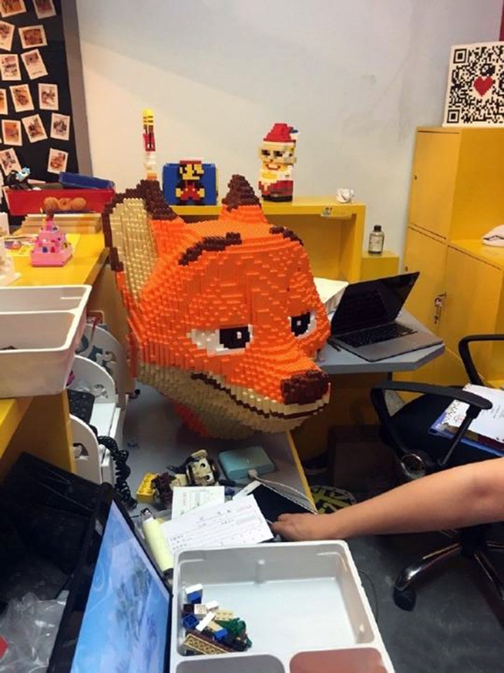 Lego Nick Wilde China smashed child