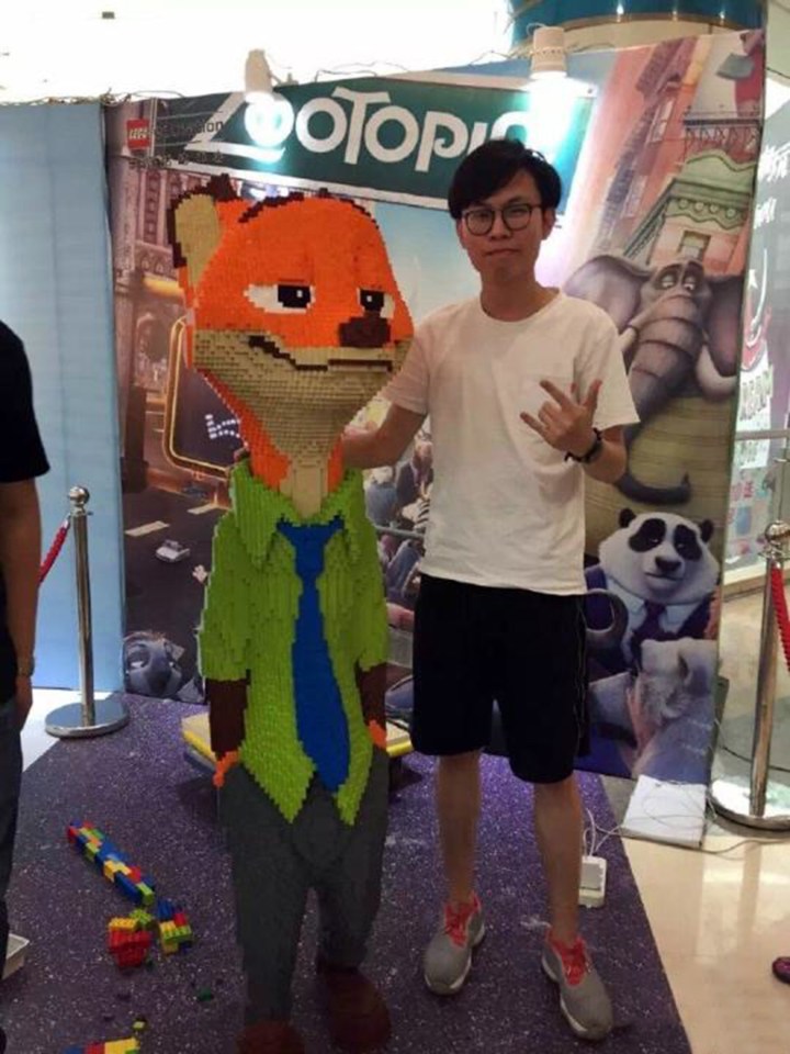 Lego Nick Wilde China smashed child
